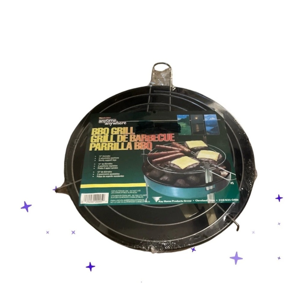 Marsh Allan BBQ Grill 12" Anytime Anywhere Camping Tailgating Hiking Outdoor New